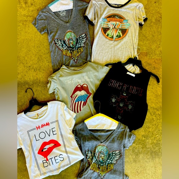 Vintage Rock and Roll T-shirts - Picture 1 of 1
